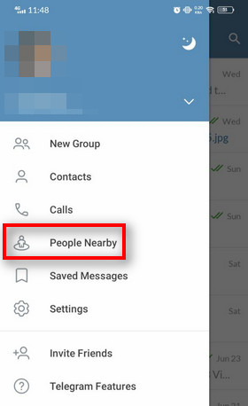 people-nearby on telegram